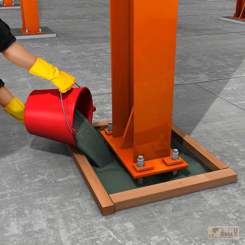 Hướng Dẫn Thi Công Vữa Rót Không Co Ngót Fomax Grout M60
